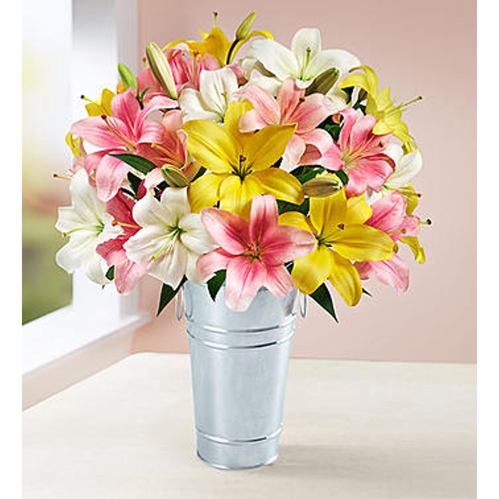 1800Flowers Fresh Flowers Sweet Spring Lilies Double Bouquet with