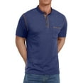 thumbnail image 3 of Thrilos Mens Henley Shirts Short Sleeve Casual Tops Lightweight Pullover Shirt Button Cotton T Shirt with Pocket, 3 of 8
