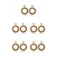 thumbnail image 2 of Sonducket Artículos trenzados de ratán clásicos, pendientes occidentales, joyería ligera de estilo bohemio geométrico para mujeres y niñas, estilo de Type2 NO2 Sonducket  CBP200930, 2 of 5