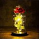 thumbnail image 2 of Beauty and the Beast Rose Eternal Rose in Glass Rose in Glass Dome Artificial Flowers Roses, 2 of 5