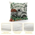 thumbnail image 4 of PHYHOO Farmhouse Pillow Covers Yugalier Leaf Wreath Bicycle Vase Buffalo Plaid Throw Pillow CasesWatercolor Spring Summer Home Decorative Cushion Covers (BR-V), 4 of 5