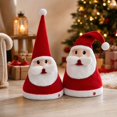 thumbnail image 4 of Electric Singing Santa Hat with Light-Up Wiggling Motion, 1-Pack, Red and White, Christmas Decoration, 4 of 4