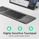 thumbnail image 5 of Teclado inalámbrico plegable para teléfono móvil JOMAA, teclado táctil ultrafino con Bluetooth, teclado plegable recargable, 5 of 5