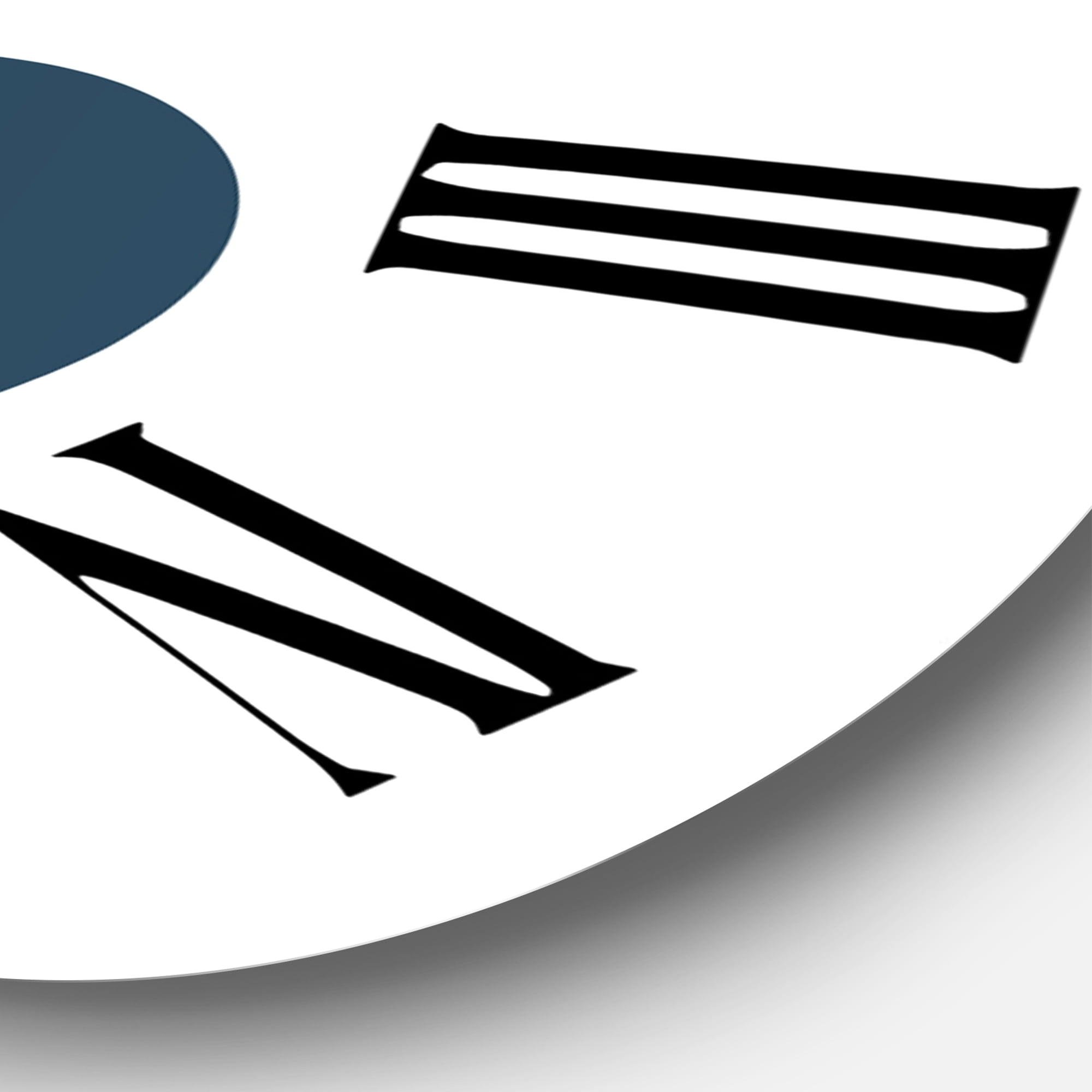 Designart 1 in Quartz Modern/Contemporary Wall Clock