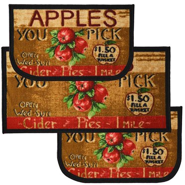 Kitchen Floor Mats And Rugs - Fun Prints, Anti-Slip & Easy Clean, 18x30, 20x40 & Sets