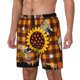 thumbnail image 1 of Balery Sunflower Gnomes and Bees Bañador para hombre, shorts de playa de secado rápido con entrepierna y forro de compresión-Medium, 1 of 6