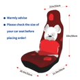 thumbnail image 5 of Easy to Install Car Universal Seat Cover, Red Love Bear Four Seasons Universal Front Seat Cover, 2-Piece, 5 of 8