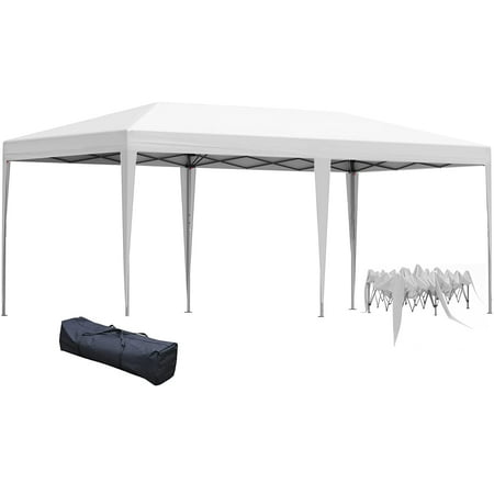 SUGIFT 10 x 20 Outdoor Pop Up Canopy Gazebo White