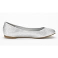 thumbnail image 4 of BURUDANI Women's Sole-Simple Ballerina Walking Flats Shoes SOLE-SIMPLE SILVER/GLITTER Size 7.5, 4 of 5