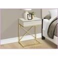 thumbnail image 3 of Beige Marble-Look Coffee Table with Gold Metal Frame - Spacious Top & Storage Drawer for Living Room/Bedroom, 3 of 7