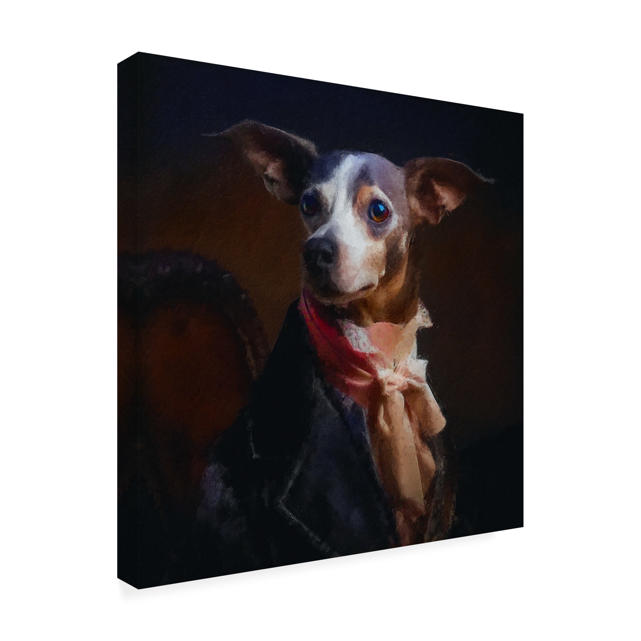Canvas Wall Art - Sean Parnell 'Lord' Wall Art for Living Room, Bedroom, or Office Décor by Trademark Fine Art - 35 x 35 Inches