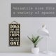 thumbnail image 3 of Sjt Enterprises Inc. Nos Gustan Los Perros Grandes Y No Podemos Mentir 5"" X 10"" Placa De Madera Primitiva (Sjt94755), 3 of 5