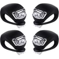 thumbnail image 1 of Bicycle Light Front and Rear Silicone LED Bike Light Set - Bike Headlight and Taillight,Waterproof & Safety Road,Mountain Bike Lights,4 Pack, 1 of 6