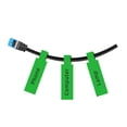thumbnail image 2 of NIIMBOT Cable Label Maker Tape (0.49" x 4.29") Printer Sticker Paper with Self-Adhesive for D11/D110/D101/H1/H1S,1 Roll of 65 (Green), 2 of 7