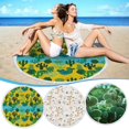 thumbnail image 6 of Matoen Round Beach Towel for Women, Microfiber Soft Circular Beach Towel, Circle Beach Blanket Gifts Home Decor, 60”Quick Dry Sand Free, 6 of 6