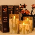 thumbnail image 4 of Luces de cera LED Bewildely 3x parpadeantes para Halloween y Navidad, 4 of 6