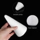 thumbnail image 5 of Amosfun - 10 conos blancos de 18,5 cm para manualidades infantiles, ideales para proyectos navideños., 5 of 7