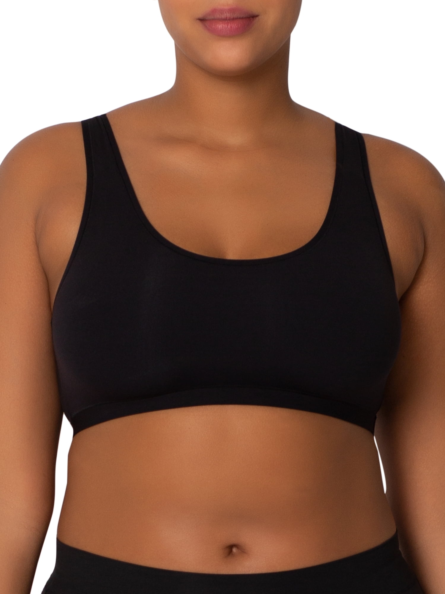 Smart & Sexy Women's Naked Scoop Neck Bralette, 2-Pack, Style-SA1438