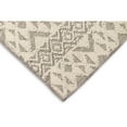 thumbnail image 3 of Transocean CVE58653612 Liora Manne Cove Moroccan Diamonds Indoor & Outdoor Rug, Ivory - 4 ft. 10 in. x 7 ft. 6 in., 3 of 7