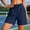 Navy1, variant on Kojanyu Womens Elastic Waist Athletic Drawstring Cargo Shorts, High Waist Workout Running Shorts