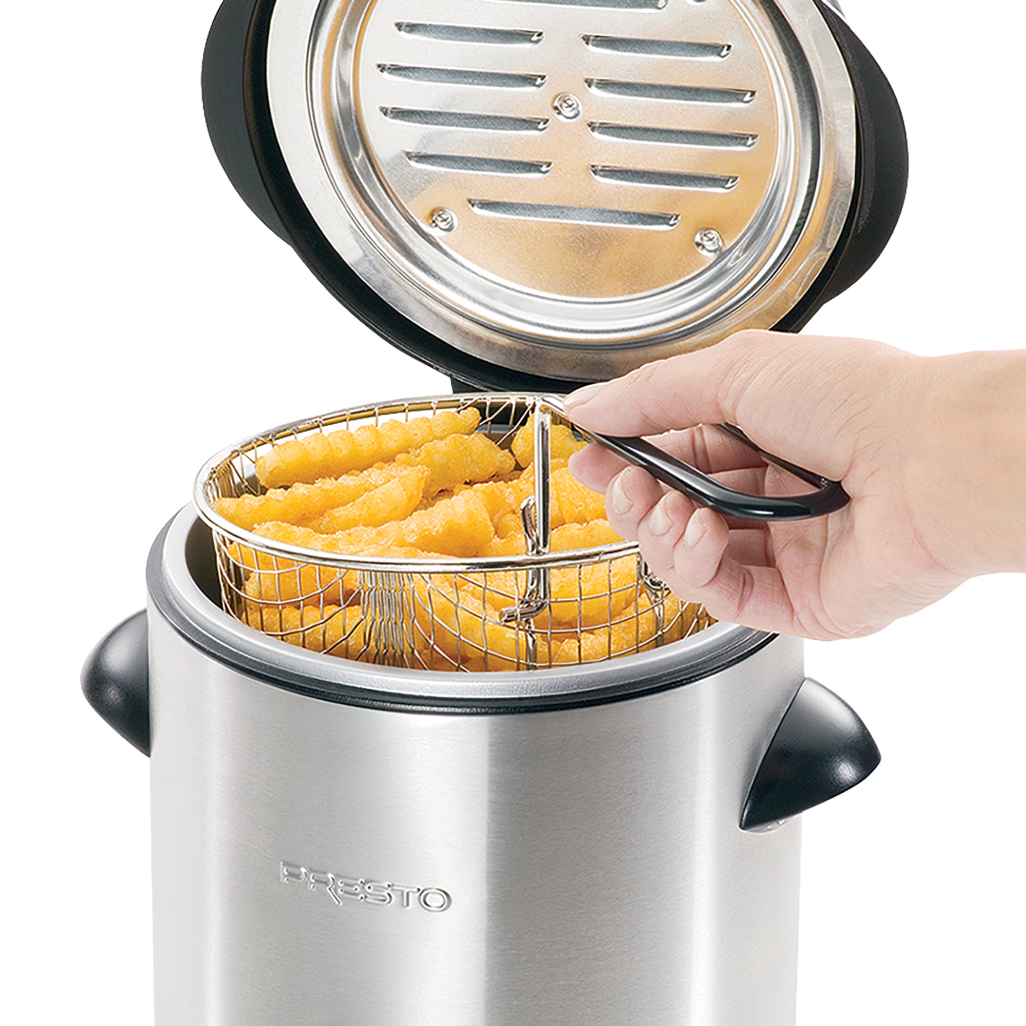 Presto Electric 1qt Deep Fryer - Silver - 05470 : Target