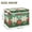 Snowflakes Adorn the Golden Color, variant on IAUYY 42*32*30cm Storage Bin with Lid Storage Boxes with Handles,300D Oxford Fabric+Hollow Board Applicable to Clothes Storage Office Storage,Snow Covers