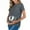 Dark Gray - A, variant on Odeerbi Maternity Clothes Maternity Blouse for Women Breastfeeding Fashion 2025 Casual Solid Color Print Short Sleeve Pregnant Tops White - A