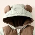 thumbnail image 6 of KJameas Baby Boys Girls Jumpsuit Hooded Bear Applique Warm, 6 of 8