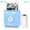 Blue, variant on Suodoka A6 Mini Pocket Printer HD 304DPI Wireless BT Thermal Printer Picture Photo Label Memo Notes Journal Receipt Paper Instant Printer Sticker AR Photo Function Inkless Printing White