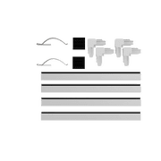 DIY Window Screen Kit (36 - 5/16 x 3/4, White)