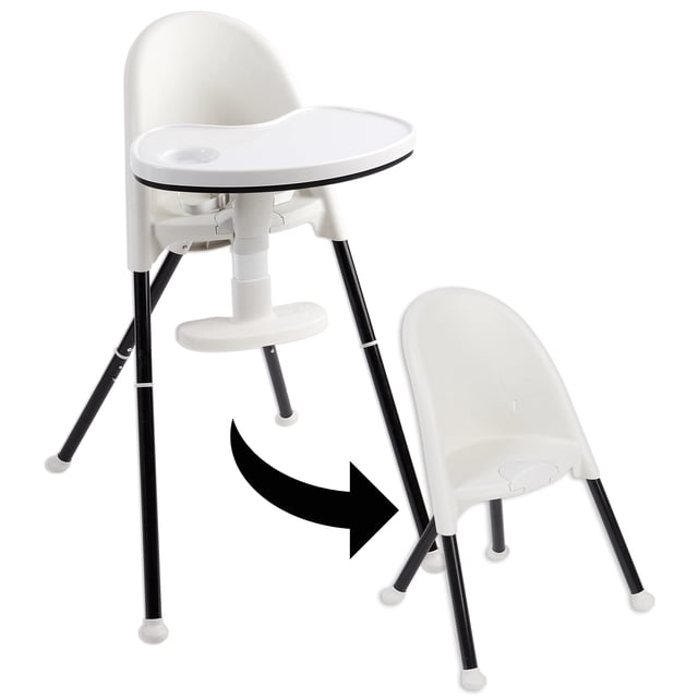 Trona Primo Cozy Tot Deluxe convertible plegable negra