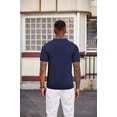 thumbnail image 4 of COOFANDY Mens Golf Polo Shirts Short Sleeve Textured Polo Shirts Slim Fit Button Polo T-Shirt Classic Summer Collared Golf Shirt, 4 of 5