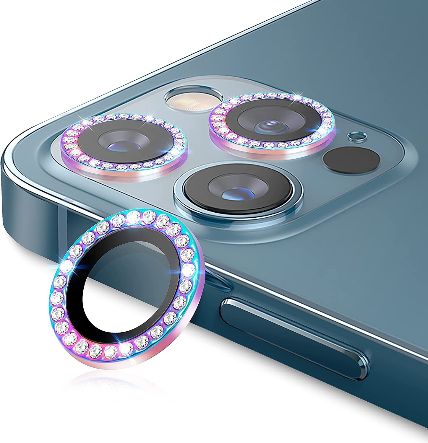 Kiq Premium Protection Crystal Diamond Bling Camera Lens Only Protector For Apple Iphone 12 Pro Max Rainbow Walmart Com Kiq Premium Protection Crystal Diamond Bling Camera Lens Only Protector For Apple Iphone 12 Pro Max Rainbow Walmart Com