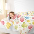 thumbnail image 3 of Erosebridal Teens Cartoon Easter Eggs Bedding Comforter Set 7pcs,Kawaii Colorful Flowers Queen Bedding Sets For Kids,Breathable Home Decor, 3 of 6