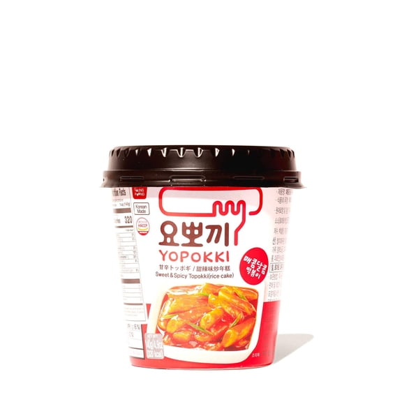 Yopokki Instant Tteokbokki Rice Cake Cup: Original Sweet  Spicy