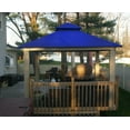 thumbnail image 2 of ACACIA 14' x 14' Aluminum Frame with OutDura Soft Top Gazebo in Classic Royal, 2 of 13