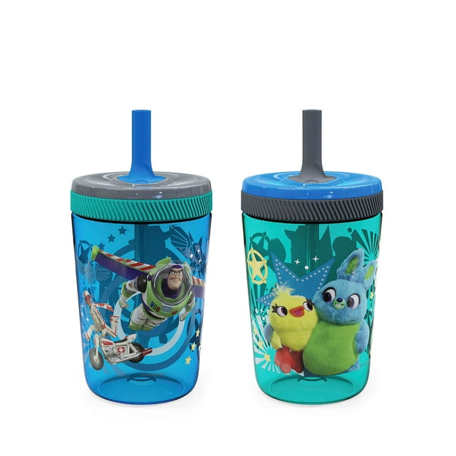 Set de vasos Kelso Toy Story 4 de Zak Designs para niños pequeños, 450 ml