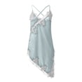 thumbnail image 6 of Lace Camisole Tops for Women Y2k V Neck Spaghetti Strap Asymmetrical Hem Cami Tank Tops Going out Tops Summer Outfits, 6 of 6