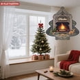 thumbnail image 4 of Stylish Metal Hanging Christmas Tree Wind Spinner - Intricate Layered Design with Concentric Lines for Festive Garden Decor, 4 of 7