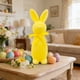 thumbnail image 1 of Decoraciones de Pascua, Adornos de Pascua, Regalos de Pascua Figura de conejo de pie con lazo flocado con temática de Pascua Adornos de espuma, 1 of 7