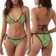 thumbnail image 3 of Fotbe Pineapple Traje de Baño para Mujer de Dos Piezas – Bikini Sexy de Tirantes Tipo Halter con Diseño Triangular, 3 of 6