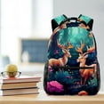 thumbnail image 5 of Lightweight Backpack Jungle Elk School Bag Travel Laptop Daypack for Men Women Casual Rucksack, 5 of 6