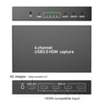 thumbnail image 2 of 4x1 HD 1080P 60fps USB3.0 Video Capture Card Game Recording Box PC HD Multi-Viewer 4 Channel Screen Switch ,Easy to Use, 2 of 7