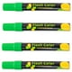 thumbnail image 1 of Plumones para Cristal Borrables ChalkyGreen 4 Pzas Verde Neon Marcador para Pizarrón Punta redonda mediana. VentDepot MXMQG-004, 1 of 2