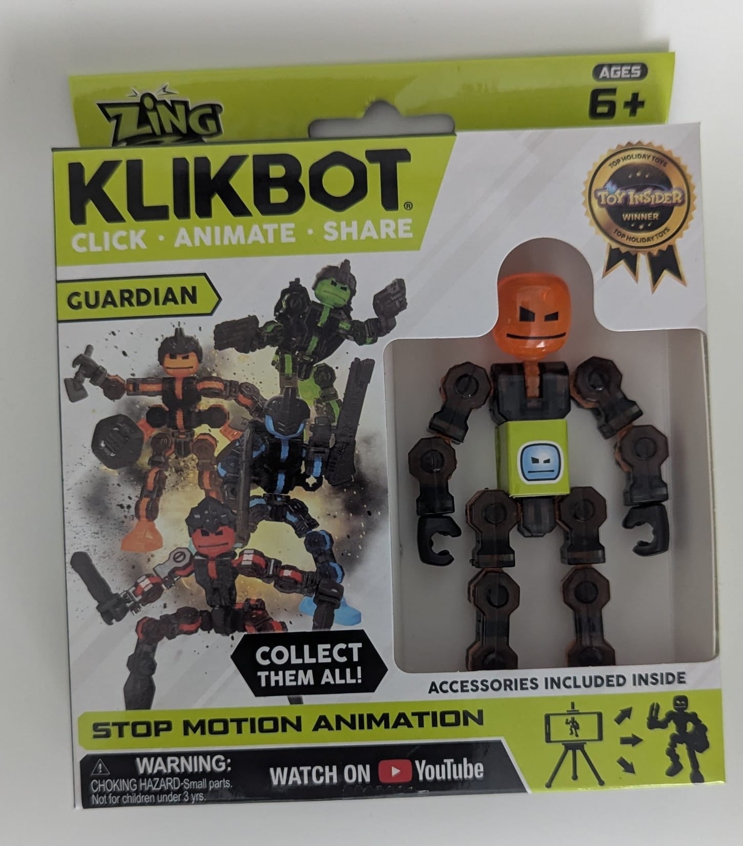 Zing Stikbot Klixx Spider + Python stem action figure toys 2 pack