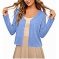 thumbnail image 7 of PFRNLF Women's Cardigan Casual Knit Long Sleeve Open Front Lightweight Cardigans, 7 of 7