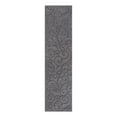 thumbnail image 3 of Unique Loom Floral Shag Collection Area Rug - Carved (2' 7" x 10' Runner Dark Gray), 3 of 7