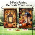 thumbnail image 5 of CSZPPQAF Autumn Garden Flags 12x18 Double Sided-Jack-o'-lantern,2 Pack-165 GSM Polyester Fall Yard Decoration Flags, Fade Resistant, 5 of 6