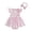Pink, variant on Baby Girl Outfits Newborn Baby Girls Summer Clothes Ruffle Sleeveless Pleated Smocked Bubble Romper Dresses Infant Bodysuit Sky Blue Size,6-9 Months