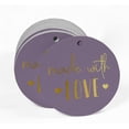 thumbnail image 2 of Inkdotpot Gold Foil Paper Hang Tags Made With Love Text Favor Tags 100 Pieces, 2 of 6